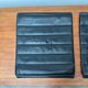 Coussin en cuir pour chaise Kreuzschwinger postmoderne par Till Behrens, années 1980, lot de 2