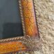 3 vintage frames with sheaves of wheat