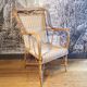 Vintage rattan armchair