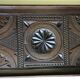 Carved wooden tray