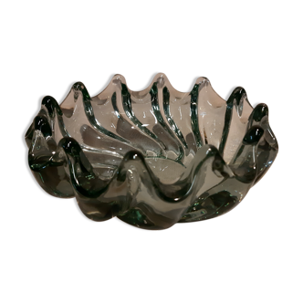 Empty vintage glass pocket