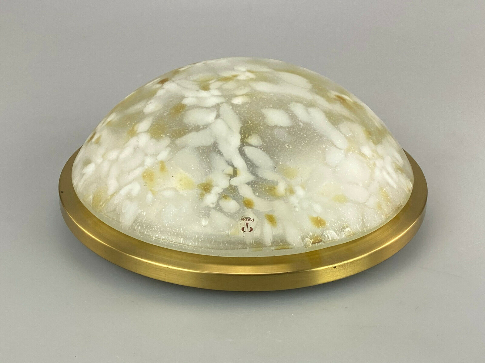 70s Peill & Putzler Plafoniere ceiling lamp glass space design lamp 70s