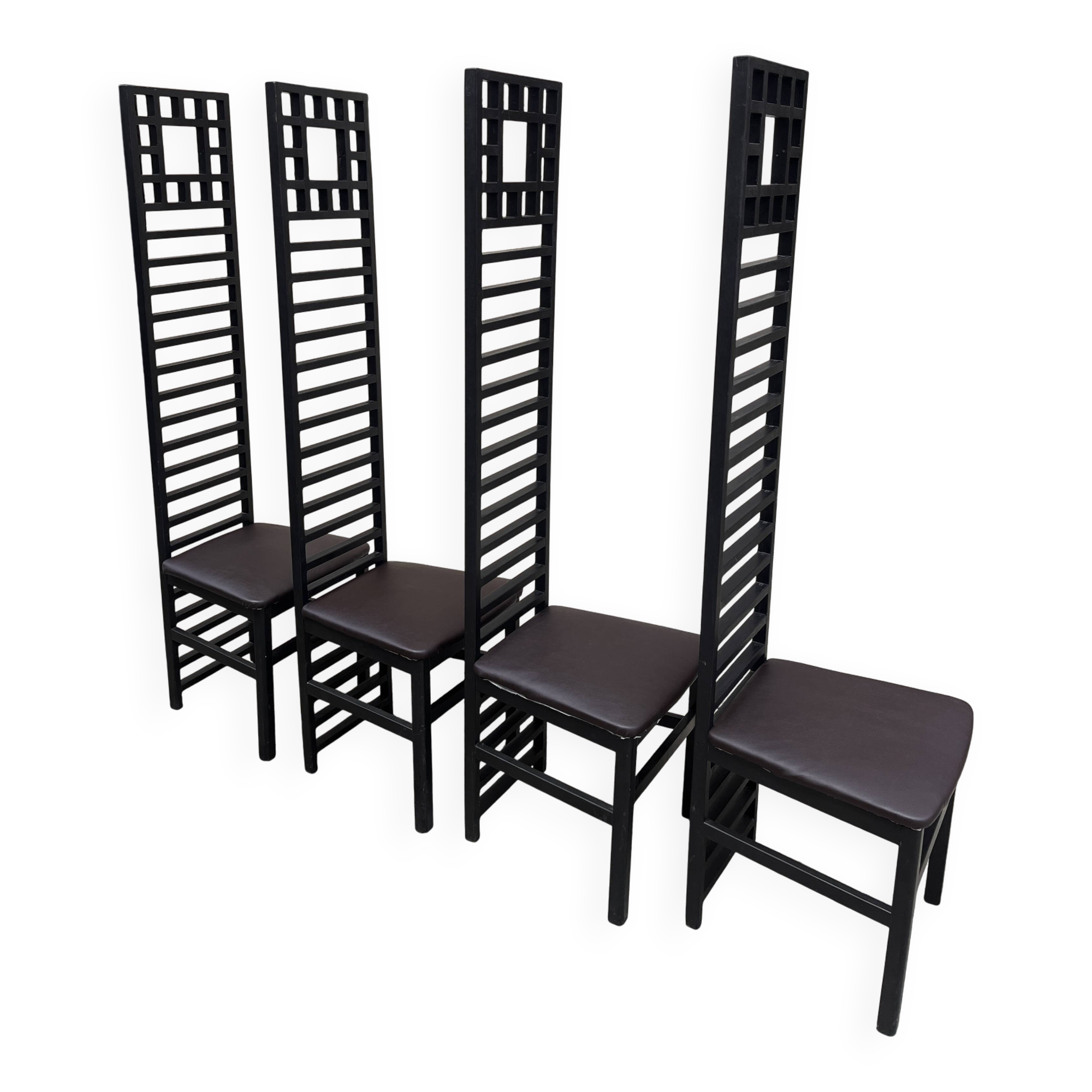 4 designer chairs from the 70s/80s.