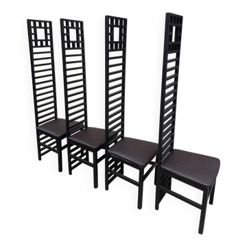 4 chaises design des années 70/80