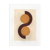 Peinture sur papier • monotype M366 • datée et signée Eawy •