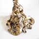Bronze rockery candle holder