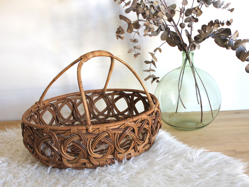 Old wicker basket
