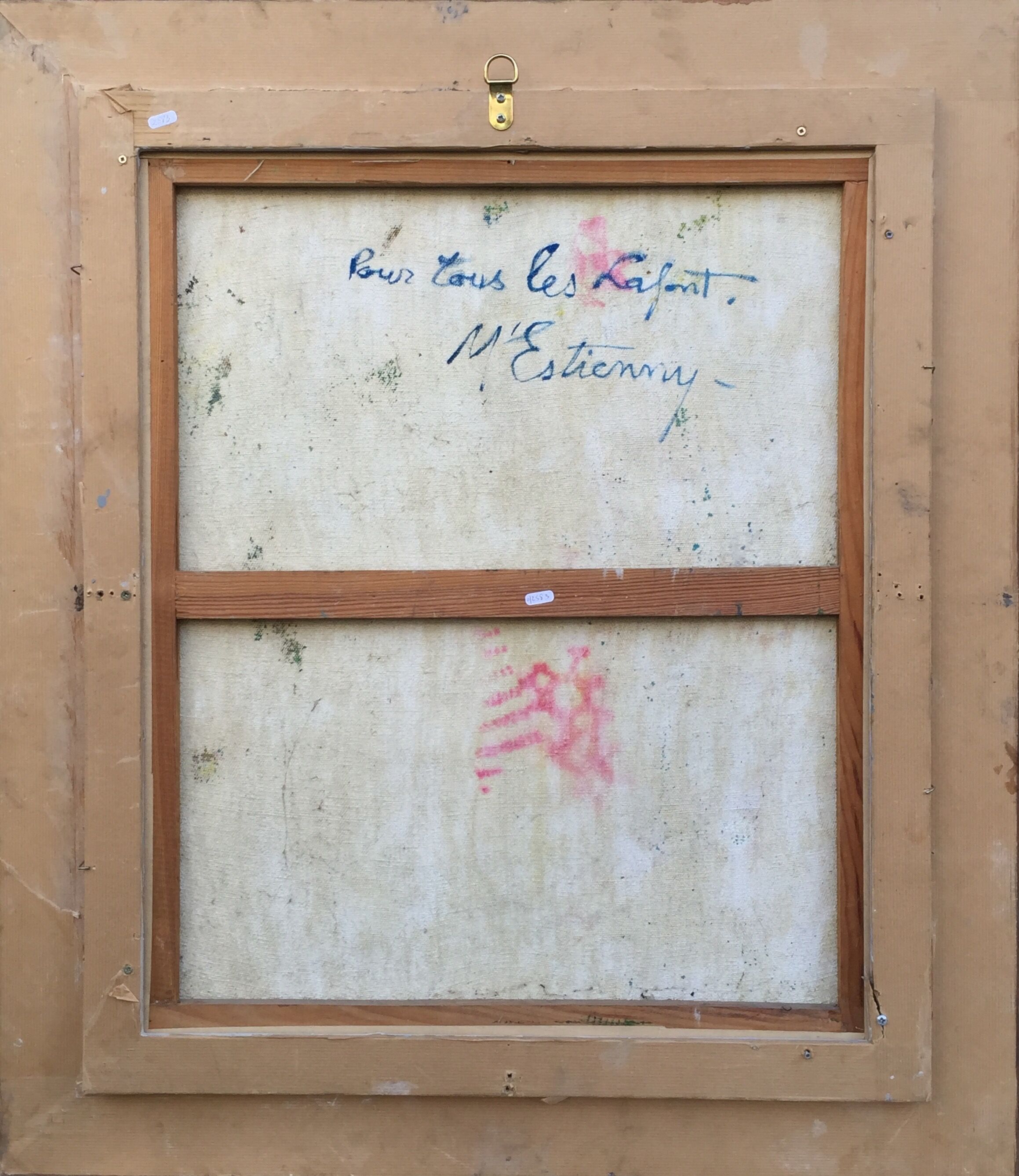 Post-pointillist painting, 60's signed M. d'Estienny