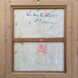Post-pointillist painting, 60's signed M. d'Estienny