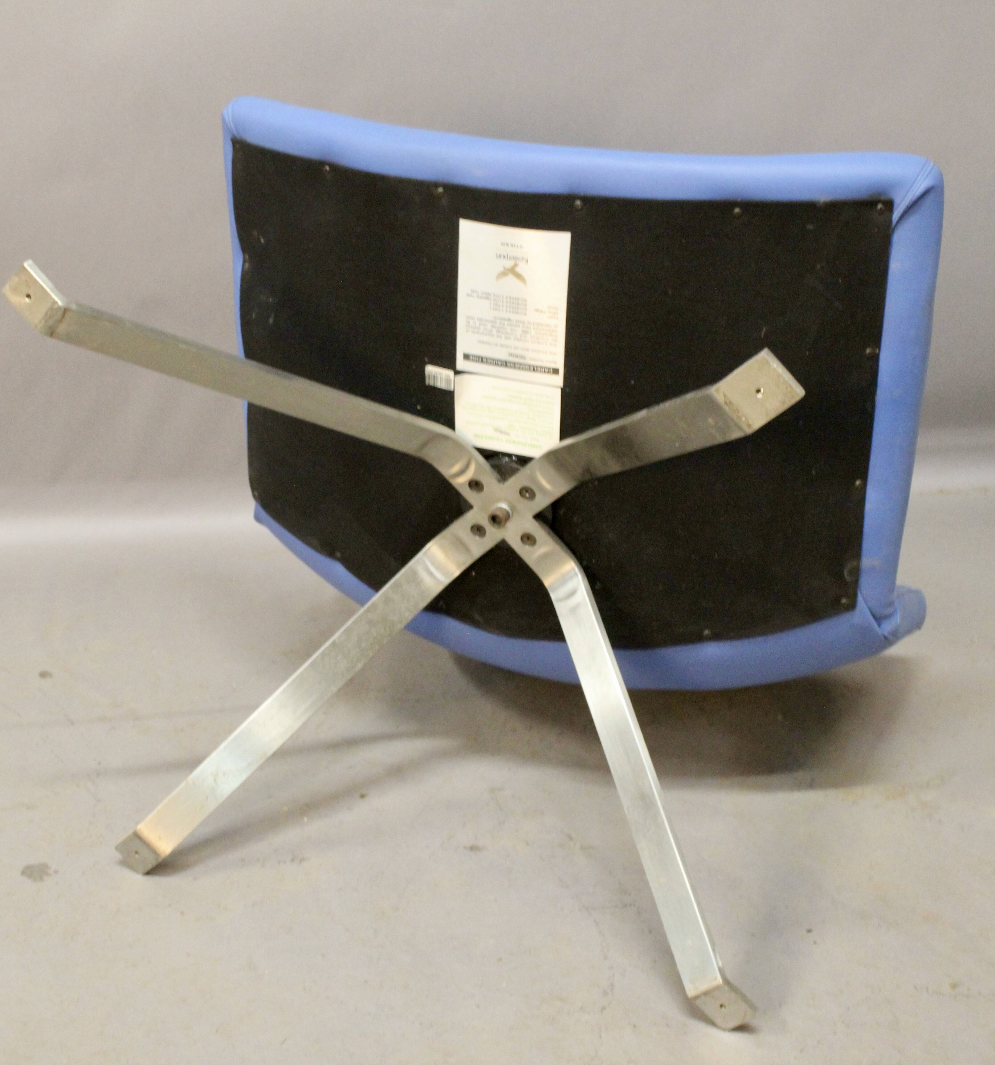 Pair of Kesterport Skai Blue Designer Armchairs