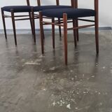 Set of 3 teak dining chairs