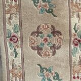 Antique Chinese handmade wool rug