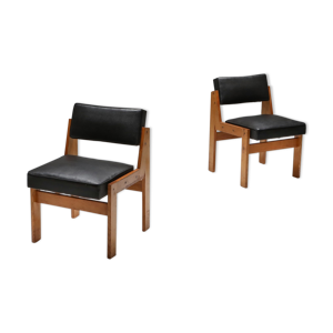 Fauteuils Wim den Boon en chêne
