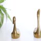 Brass goose duo, vintage paper press