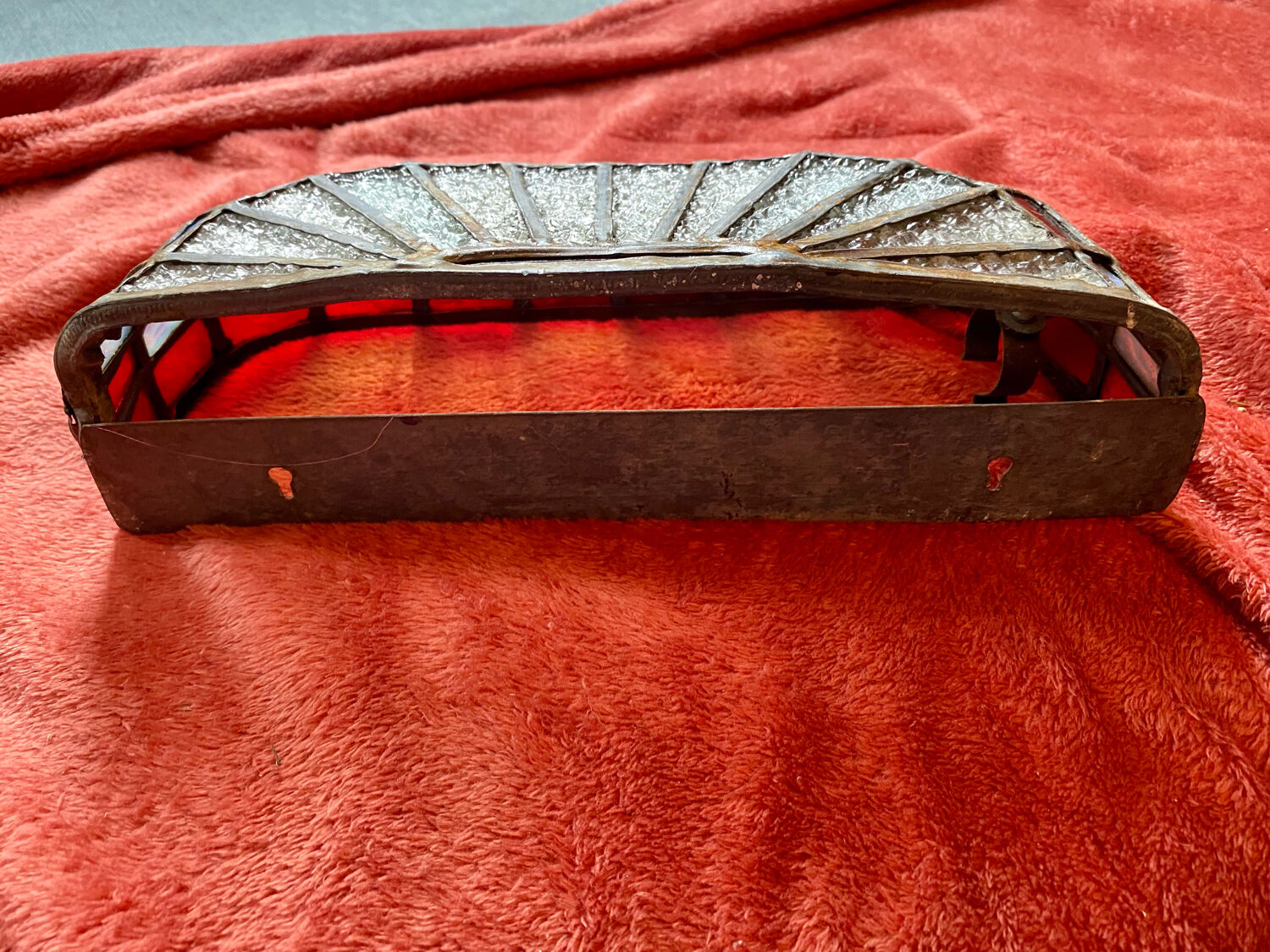 Stained glass wall lamp 1930