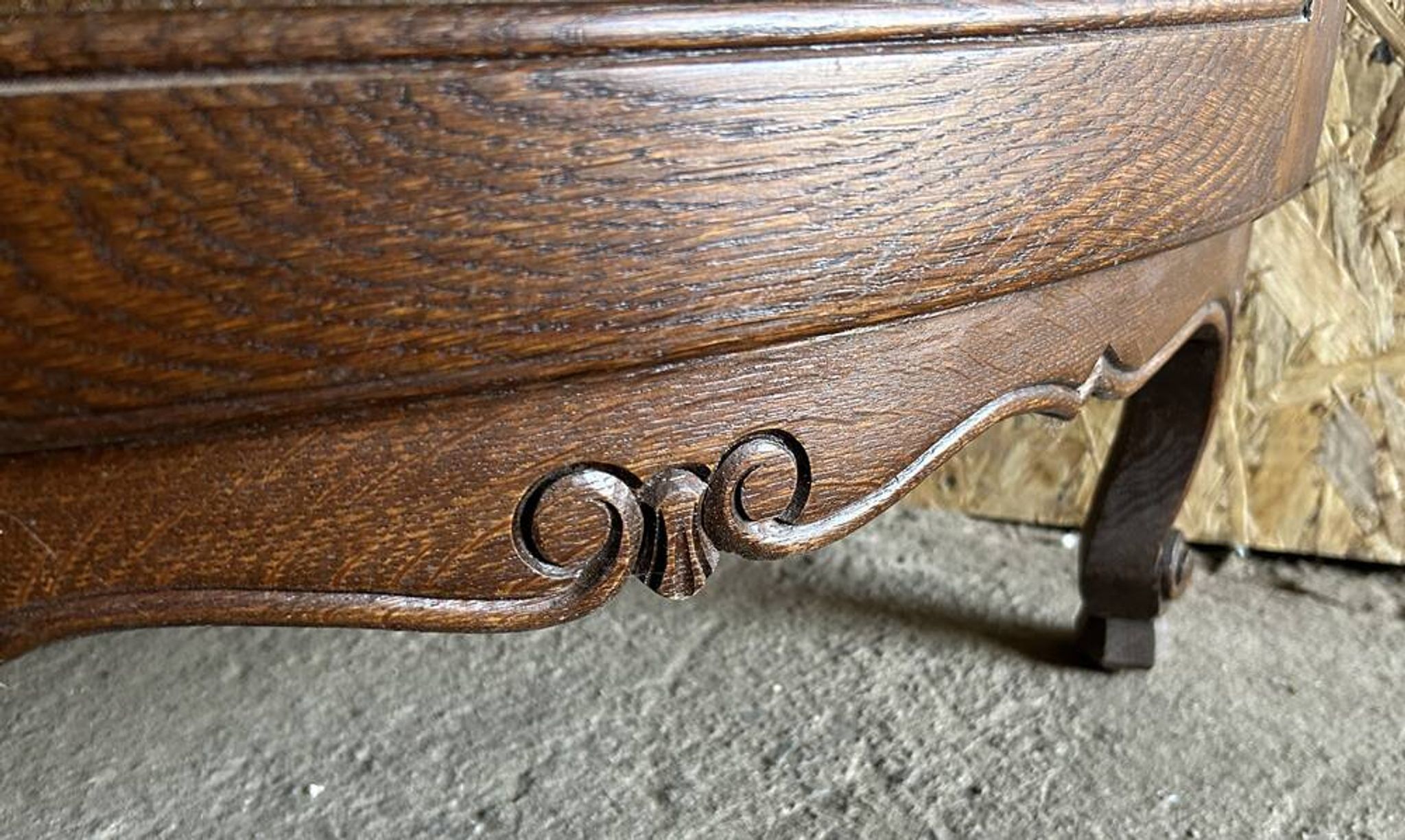 Encoignure à porte, merisier style louis XV, vintage, années 60