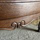 Door corner, Louis XV style cherry, vintage, 60s