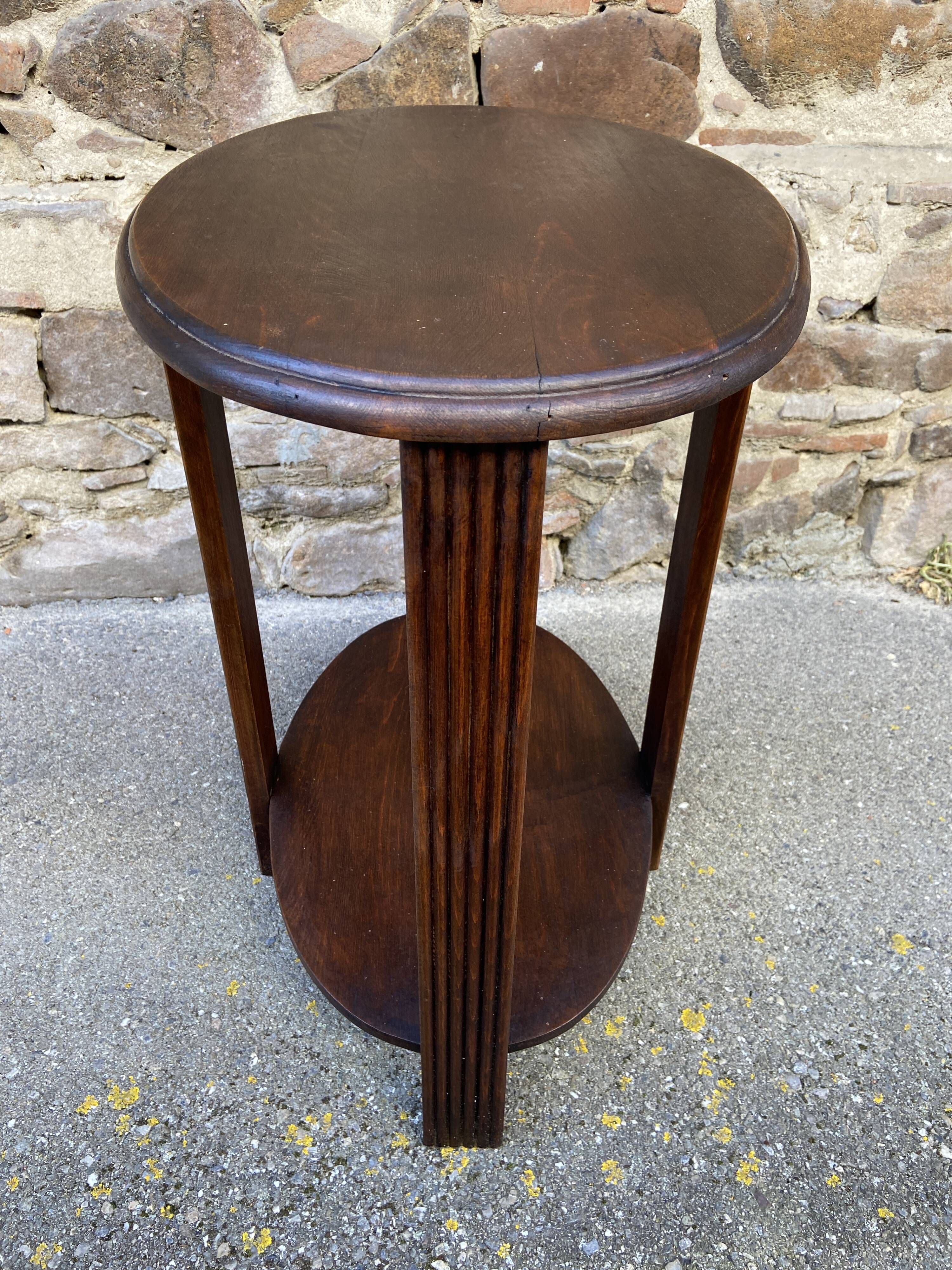 Art Deco pedestal table 1950