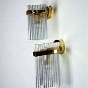 Paire de appliques murales Gaetano Sciolari pour Lightolier, Italie, vers 1970