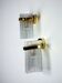 Pair of Gaetano Sciolari wall lights for Lightolier, Italy, circa 1970