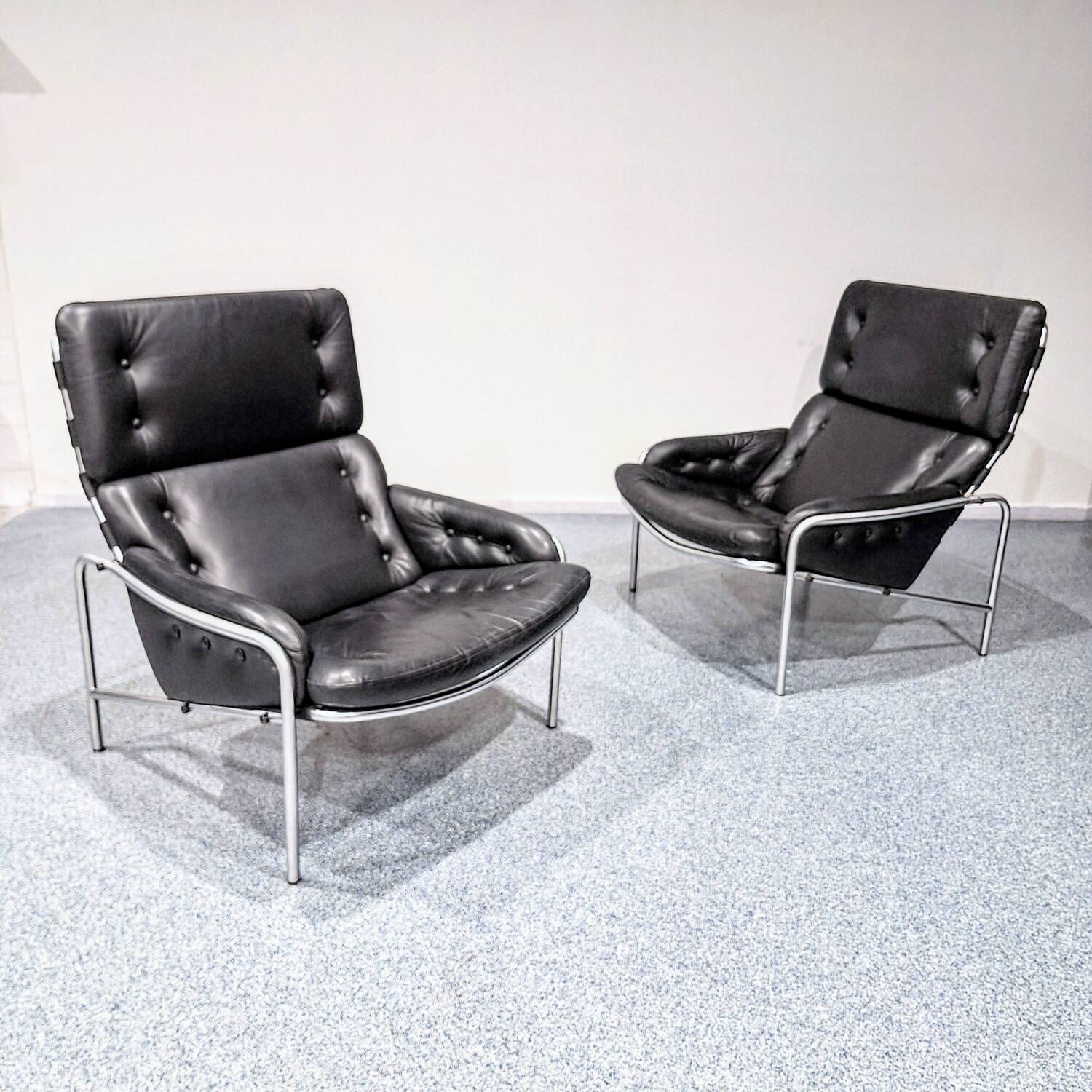 Paire de chaises Nagoya  SZ09 par Martin Visser pour Spectrum ,années 1974