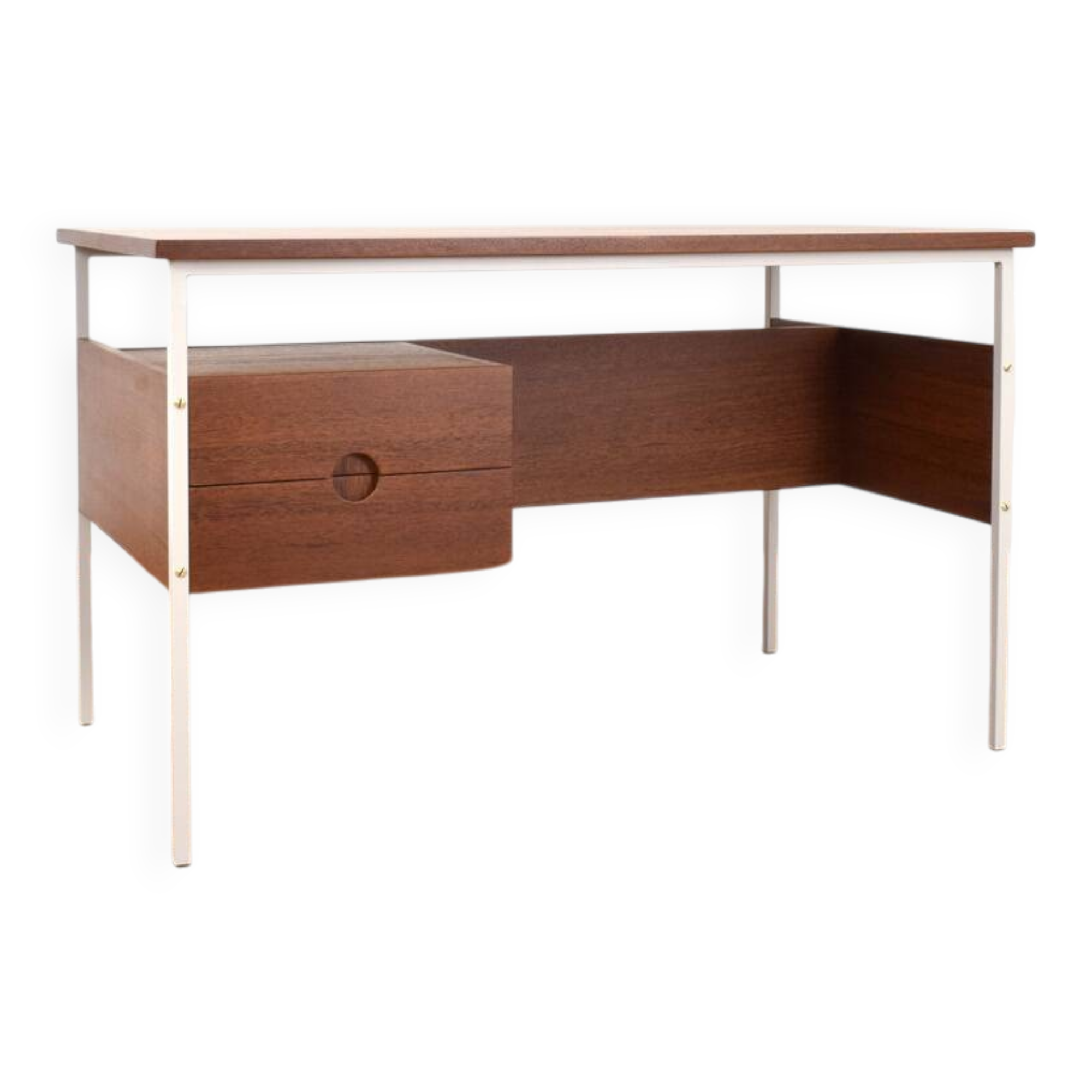 Mid-Century Danish Teak Desk, 1970s.
