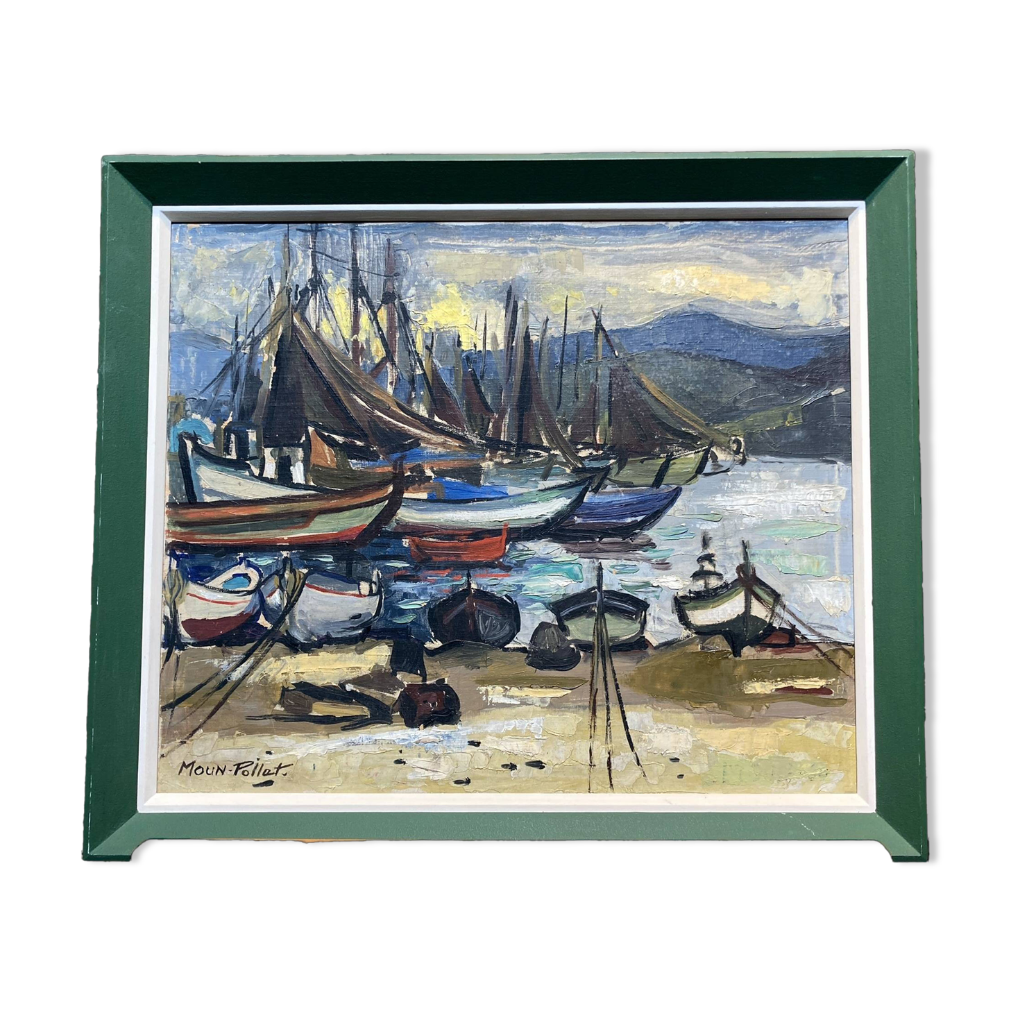 Knife painting signed Moun-Pollat