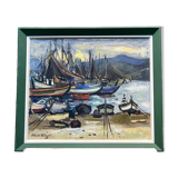 Knife painting signed Moun-Pollat