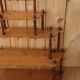 Wooden wall shelf