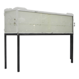 Art Deco display cabinet on legs, can also be hung