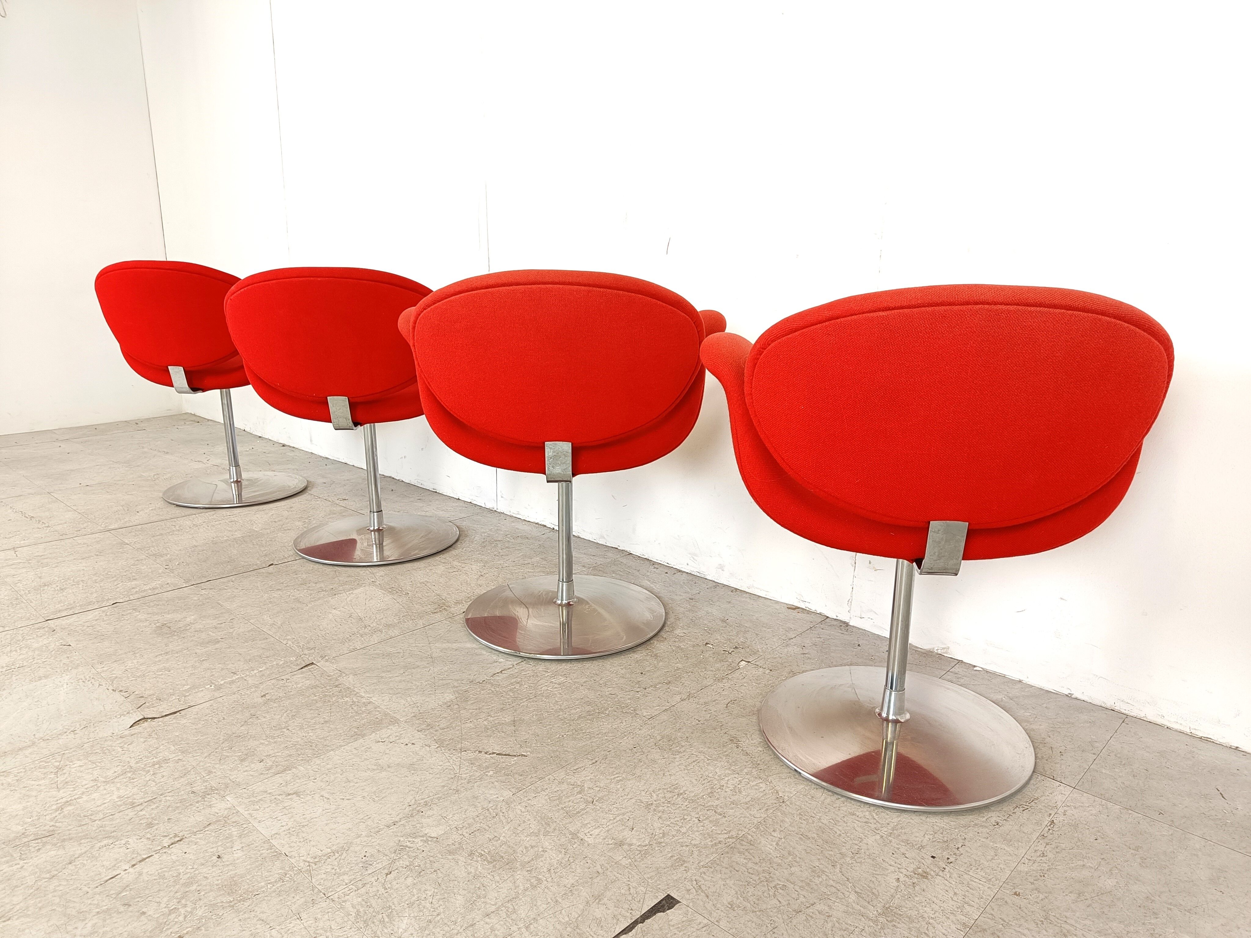 Little tulip chairs by Pierre Paulin for Artifort, 1990s - set of 4