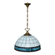 Tiffany-style pendant lamp.