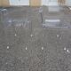 Pair of Tulipano armchairs in transparent plexiglass design Giovannoni