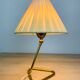 50s brass casserole lamp