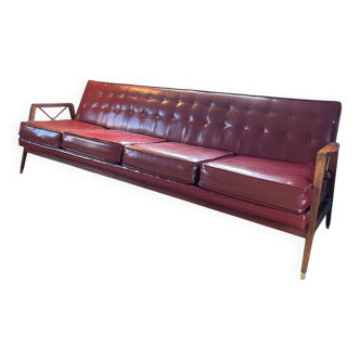 Brazilian canapé from the 1960s by Moveis Cavallaro (São Paulo)