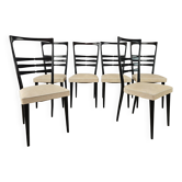 Beech and Skai dining chairs