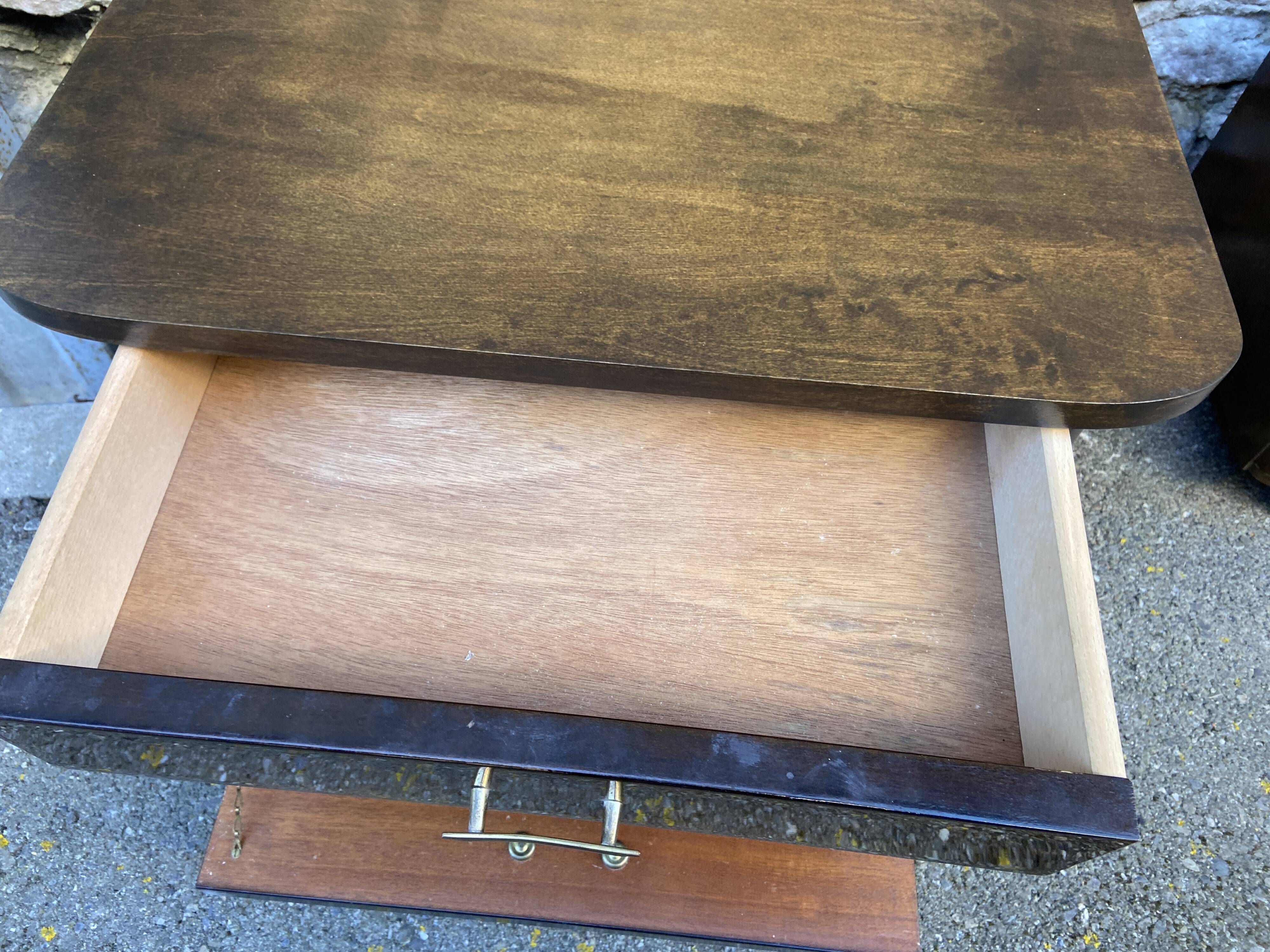 Pair of vintage 1960s bedside tables