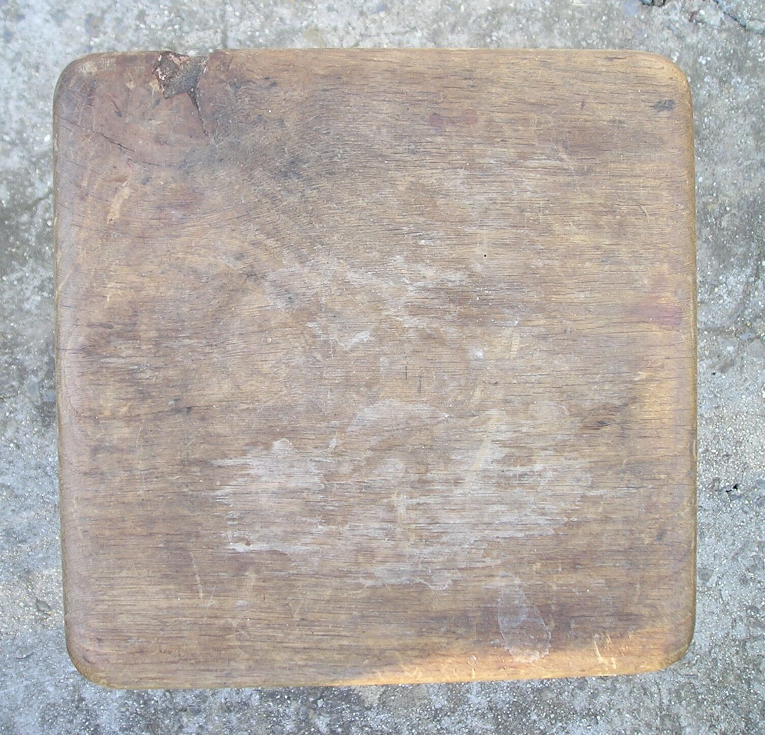 Rustic artisan stool