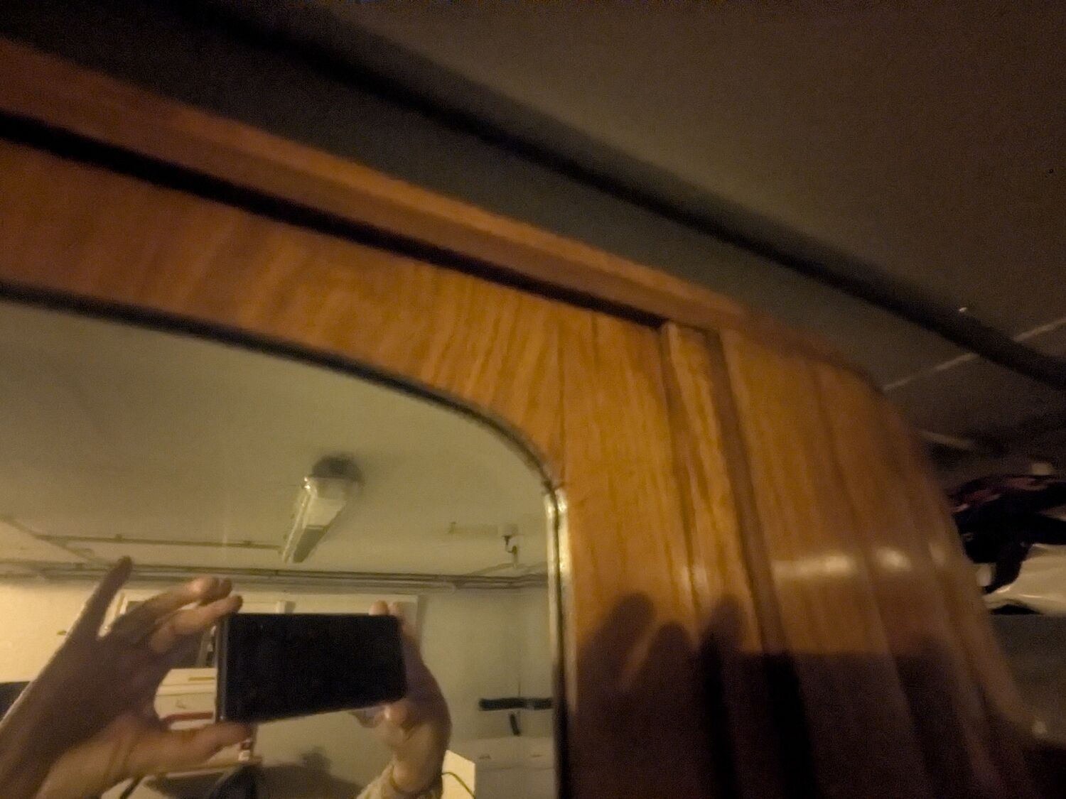 Wardrobe with mirror