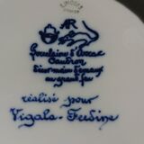 Cendrier en porcelaine d'Arras Caudron
