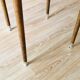 Table d’appoint vintage pieds fuselés 1950