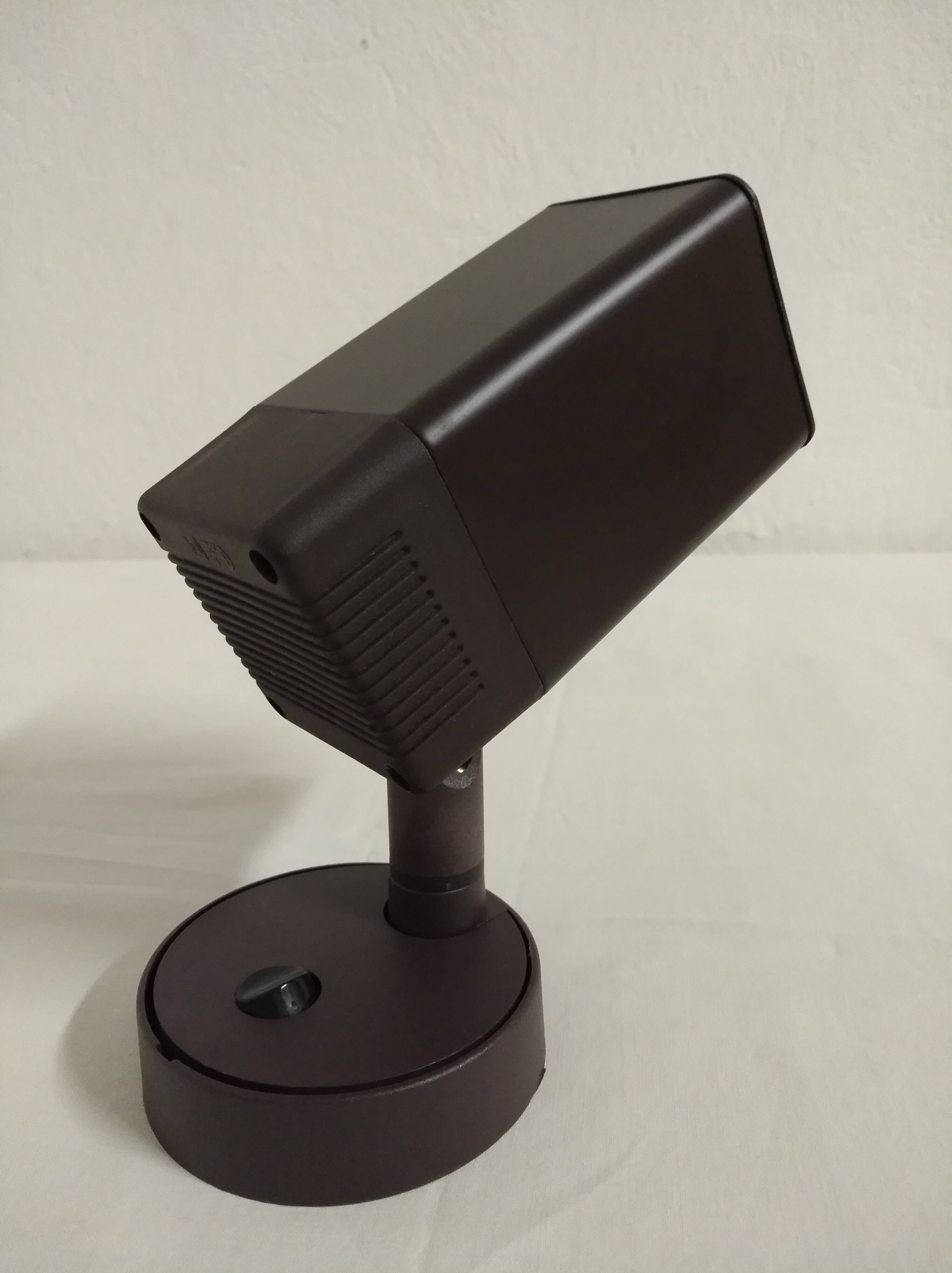 Quadro Mini spot light in aluminium by Luminance, Netherlands, circa 1980.