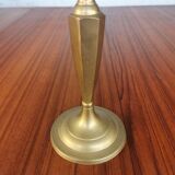Antique brass candle holder