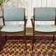 Pair of English teak armchairs from the 1970s.