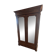 Antique walnut wood wardrobe with mirror