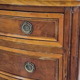 Louis XVI style bedside table in cherry wood