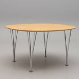 supercircle table by Bruno Mathsson and Piet Hein - Denmark 1970s
