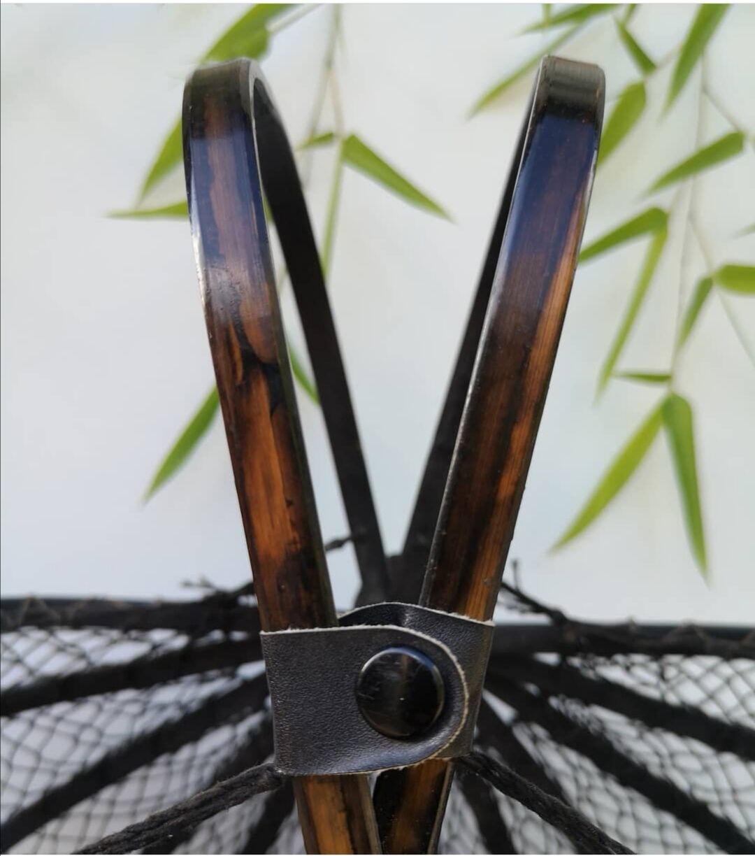 Vintage bamboo basket