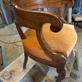 Walnut office chair