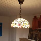 Tiffany-style pendant light – Ø 30 cm – genuine glass – heavy